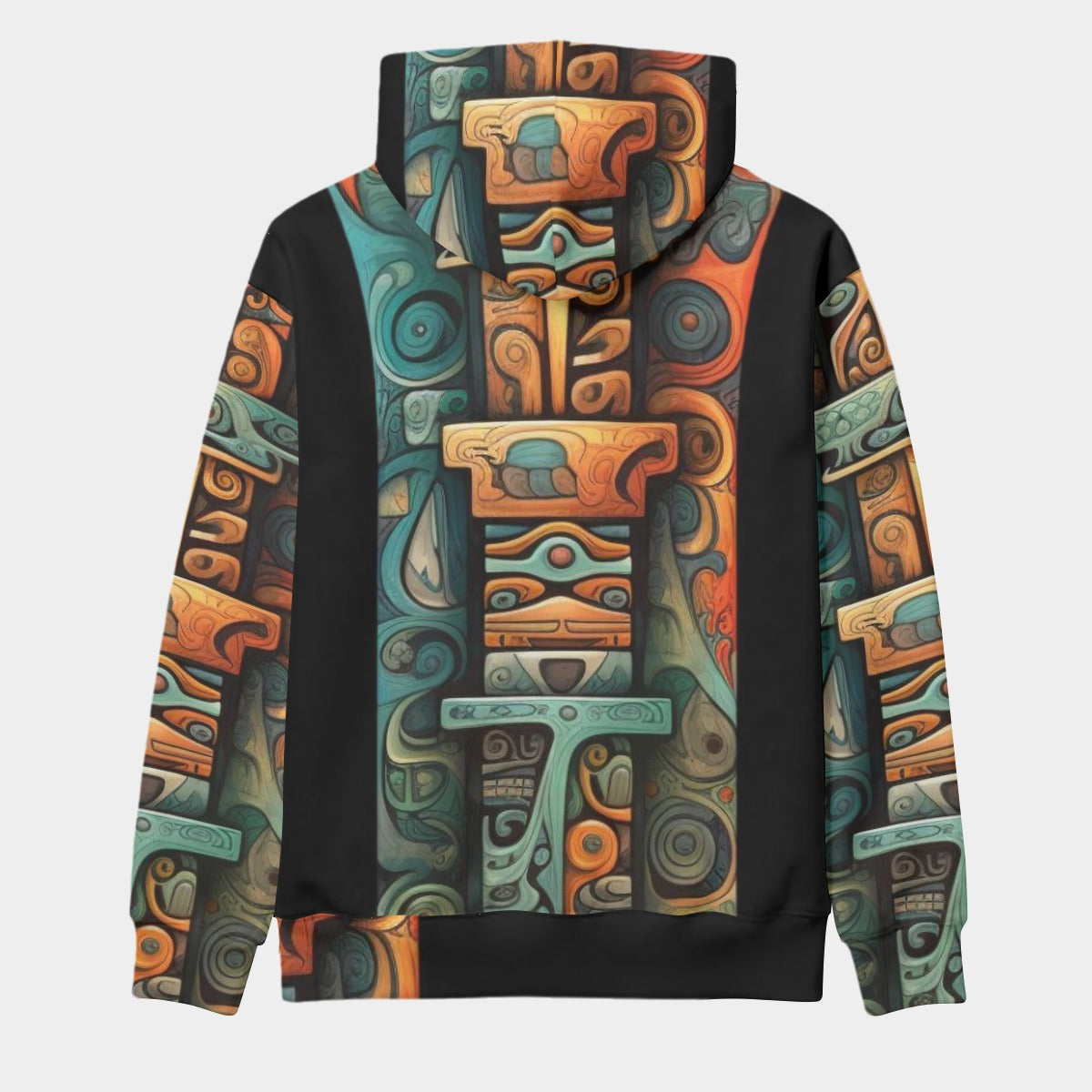 All-Over Print Men's Thicken Pullover Hoodie