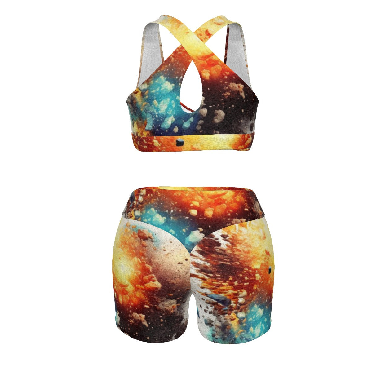 All-Over Print Women's Sports Bra Suit