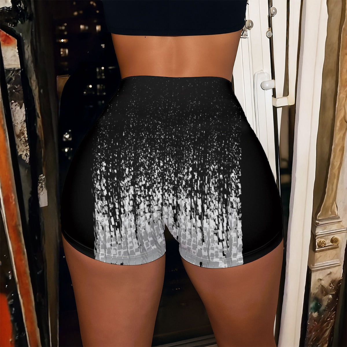 All-Over Print Women’s High-Stretch Shorts