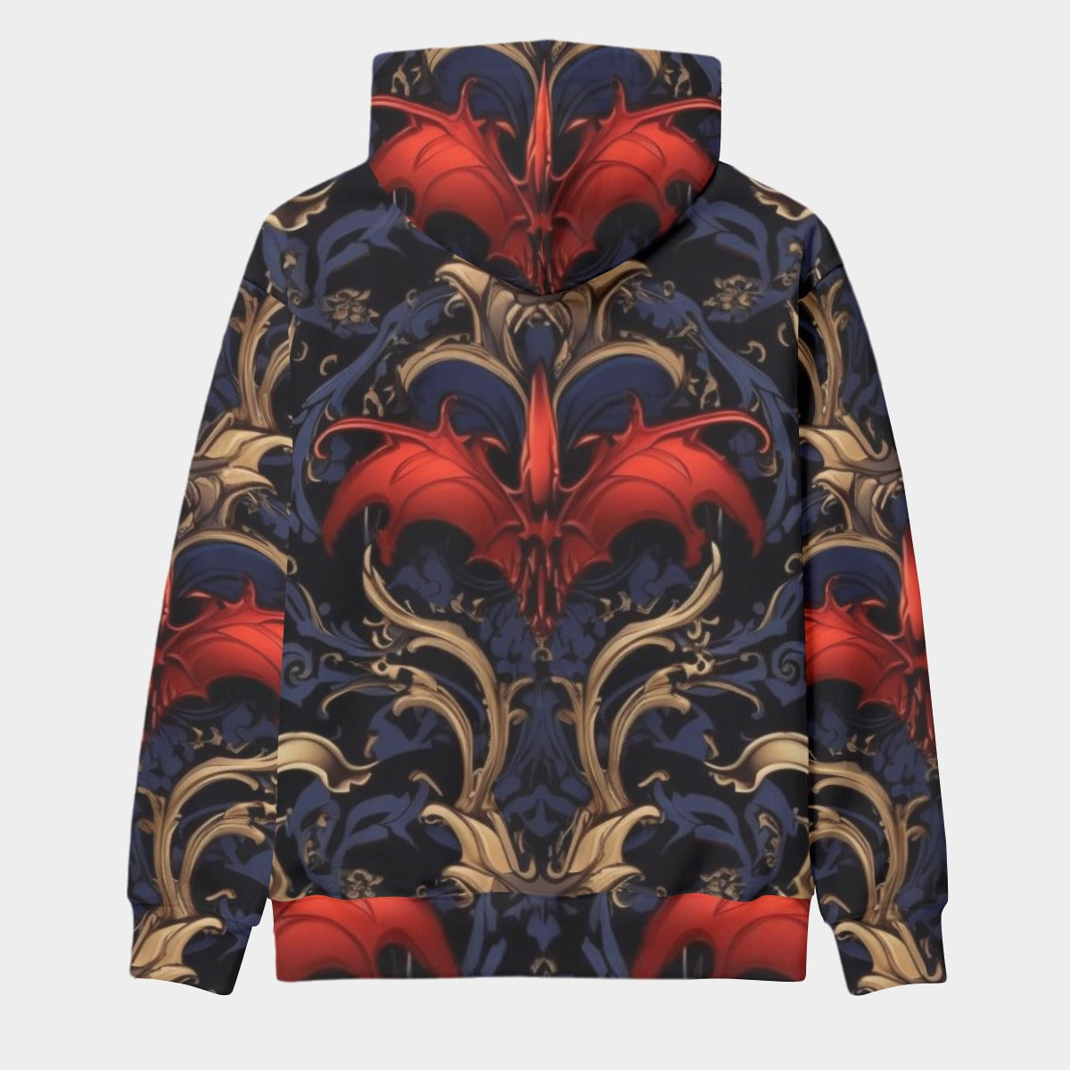 All-Over Print Men's Thicken Pullover Hoodie