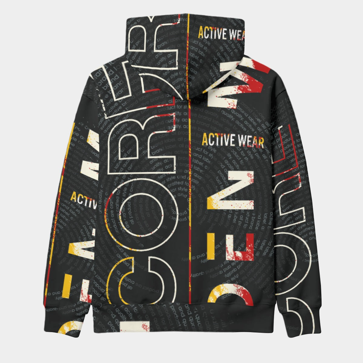 All-Over Print Men's Thicken Pullover Hoodie