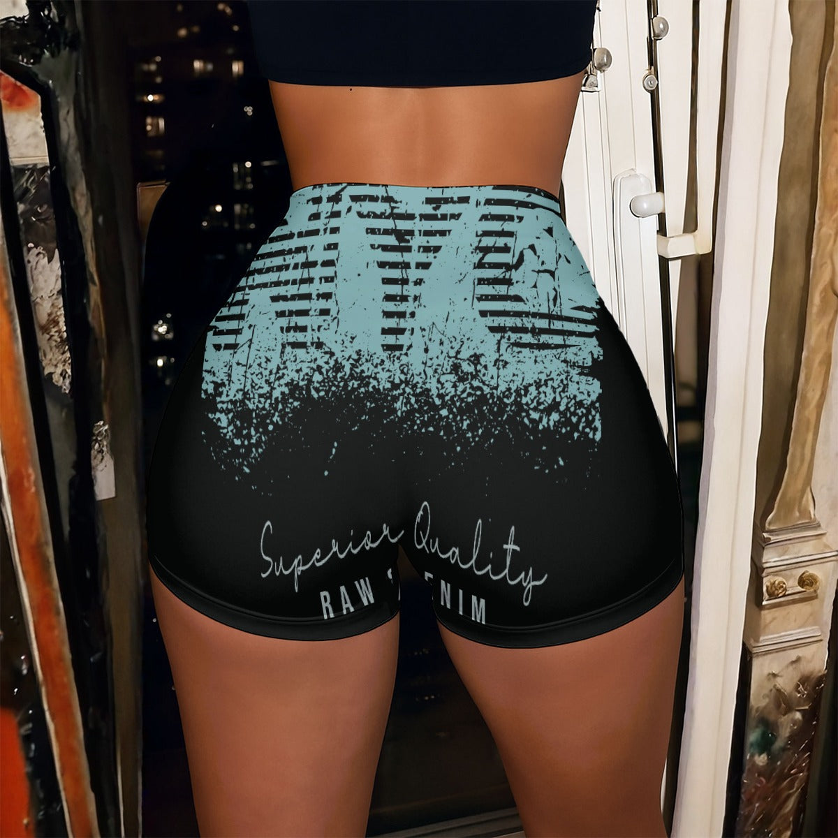 All-Over Print Women’s High-Stretch Shorts