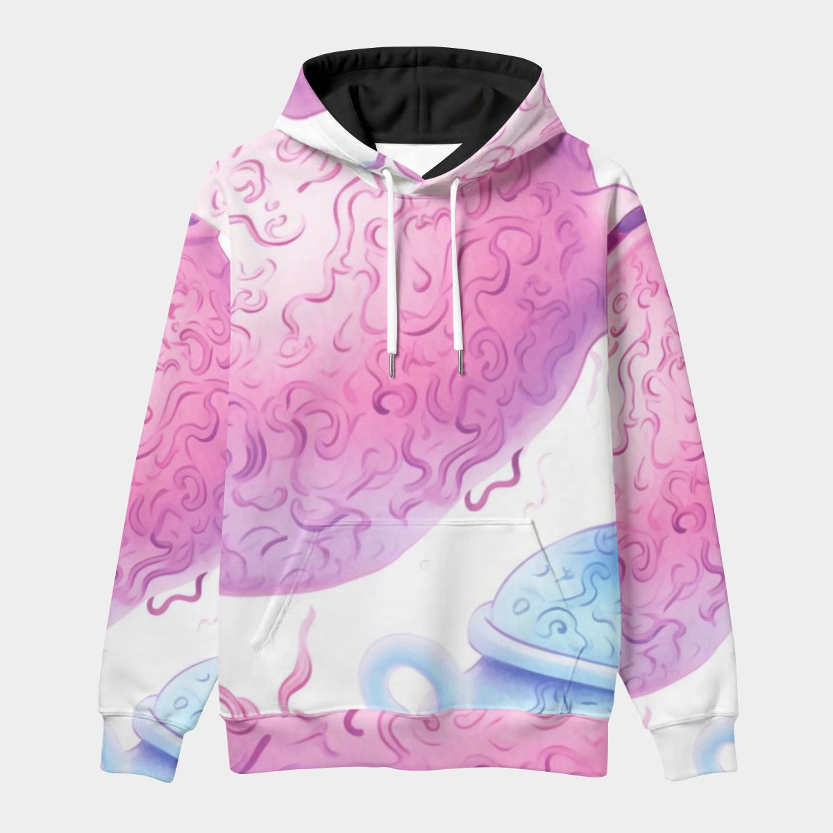 All-Over Print Men's Thicken Pullover Hoodie