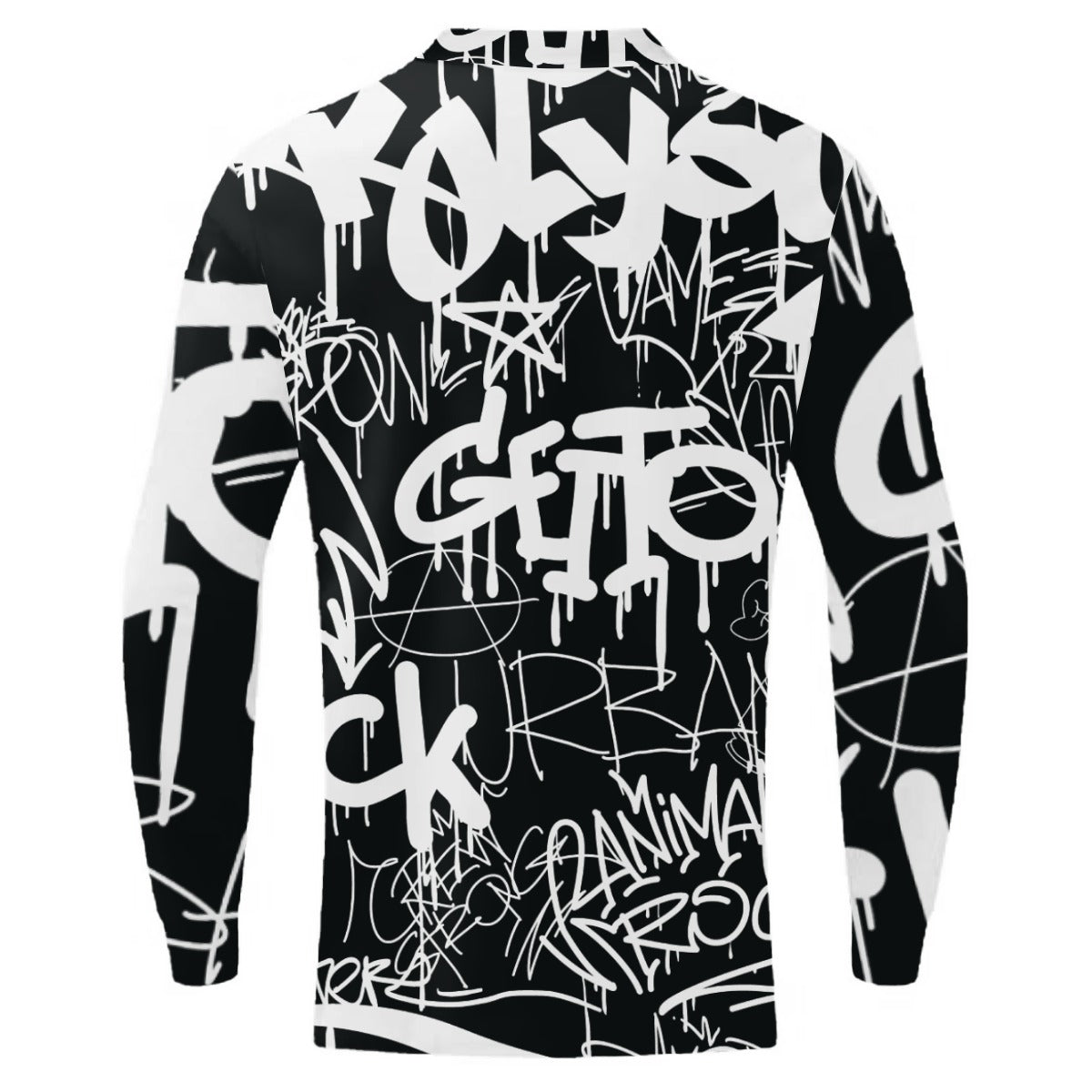 All-Over Print Men’s Quarter Zip Pullover Sweatshirt