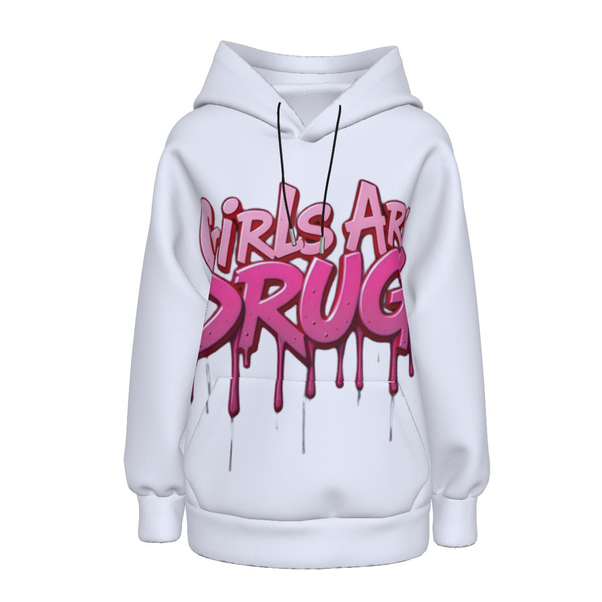 All-Over Print Women’s Hoodie With Decorative Ears