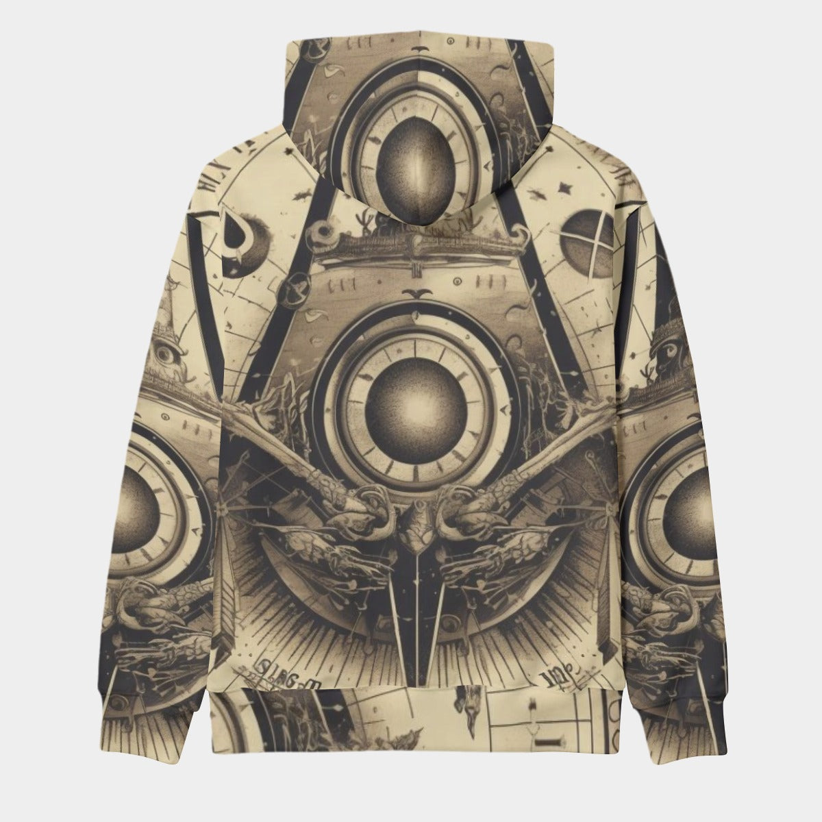 All-Over Print Men's Thicken Pullover Hoodie