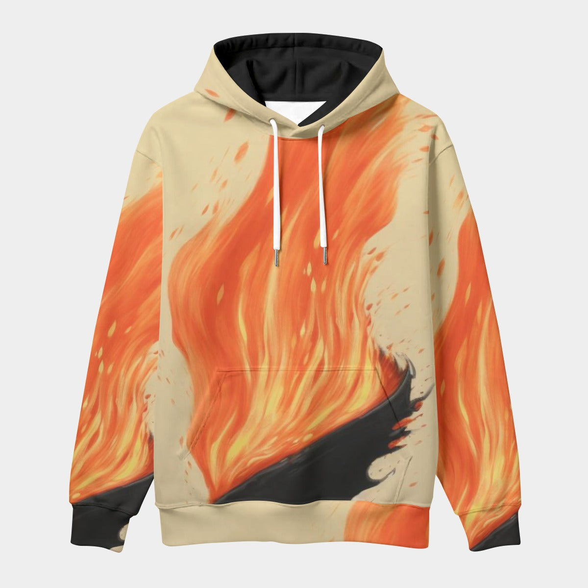All-Over Print Men's Thicken Pullover Hoodie