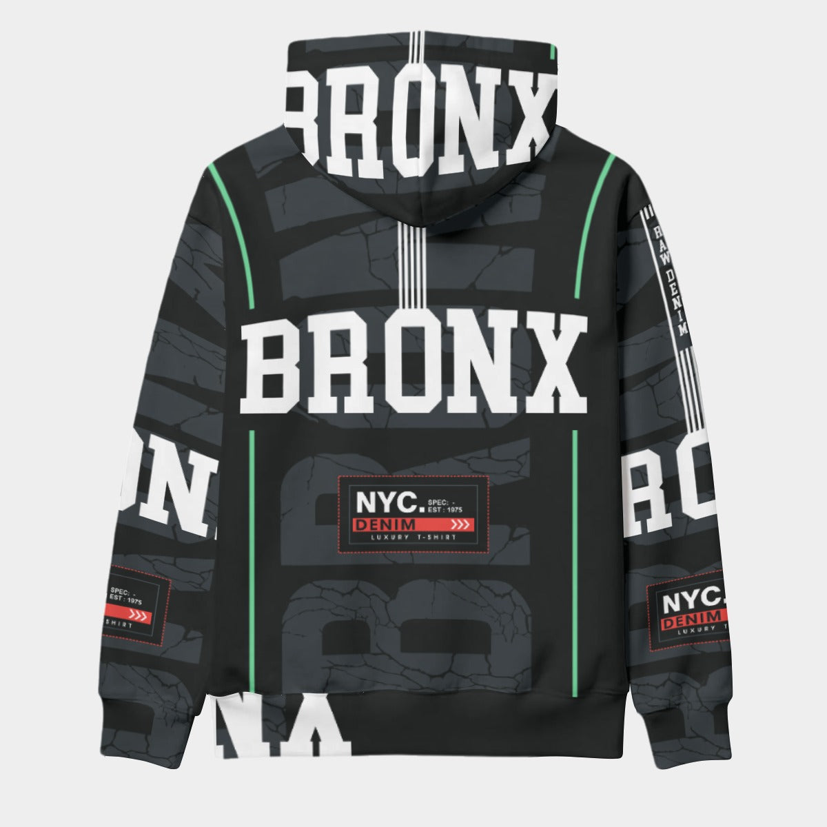 All-Over Print Men's Thicken Pullover Hoodie
