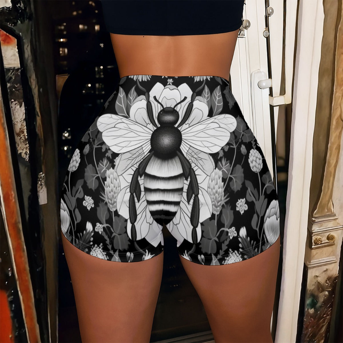 All-Over Print Women’s High-Stretch Shorts
