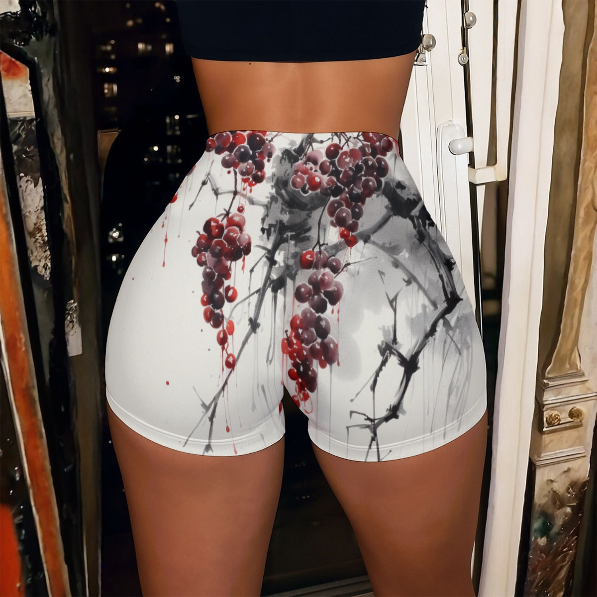 All-Over Print Women’s High-Stretch Shorts