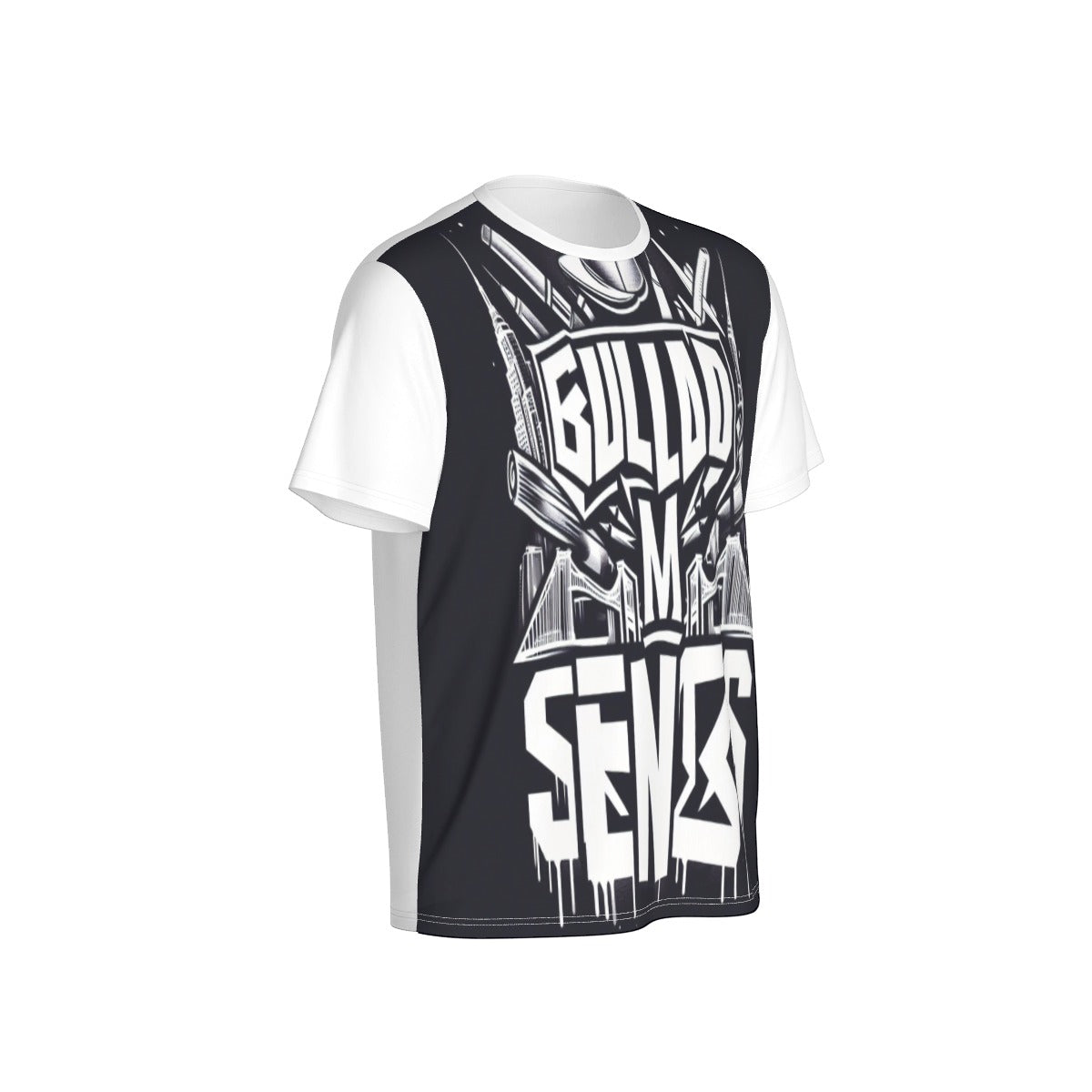 All-Over Print Men's O-Neck Sports T-Shirt