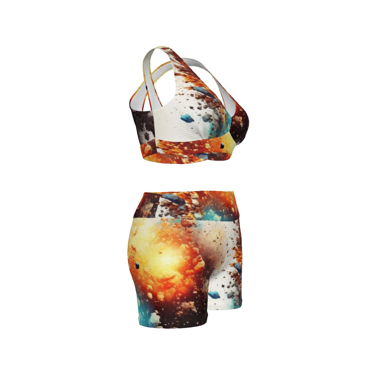 All-Over Print Women's Sports Bra Suit