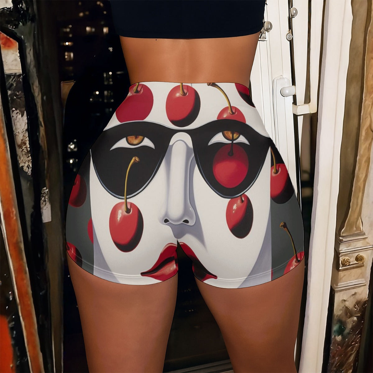 All-Over Print Women’s High-Stretch Shorts