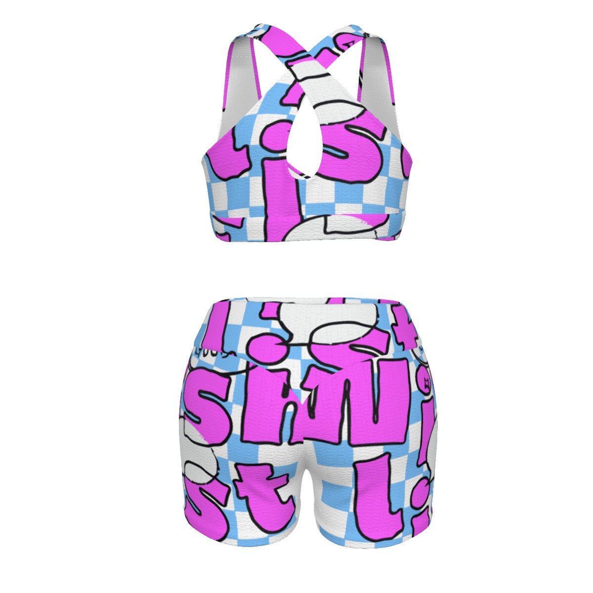 All-Over Print Women's Sports Bra Suit