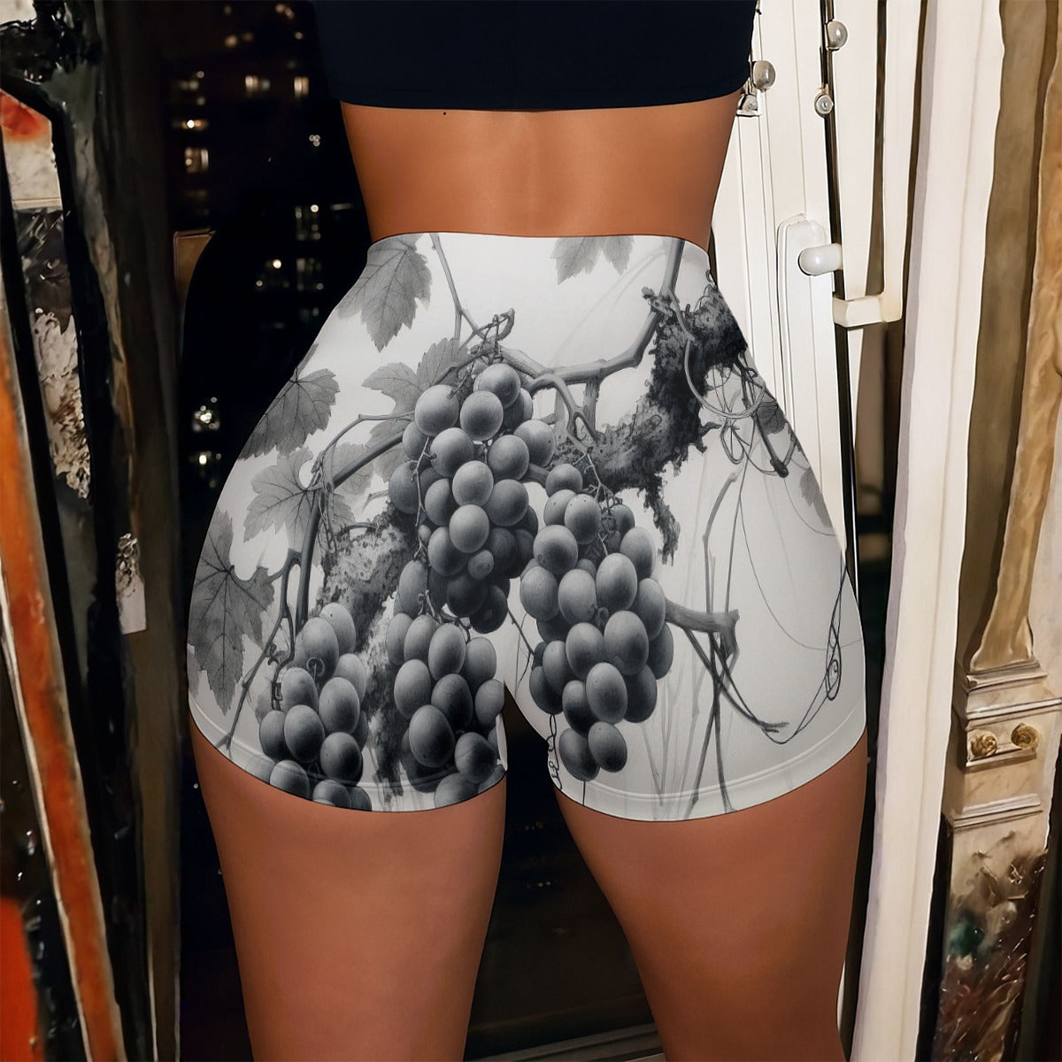 All-Over Print Women’s High-Stretch Shorts