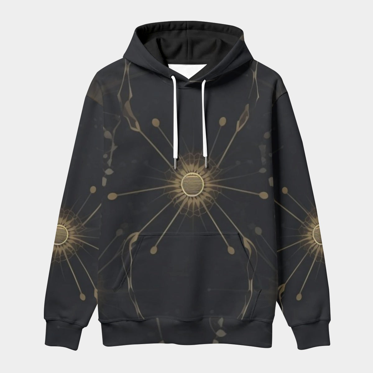 All-Over Print Men's Thicken Pullover Hoodie