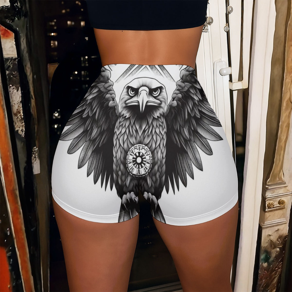 All-Over Print Women’s High-Stretch Shorts