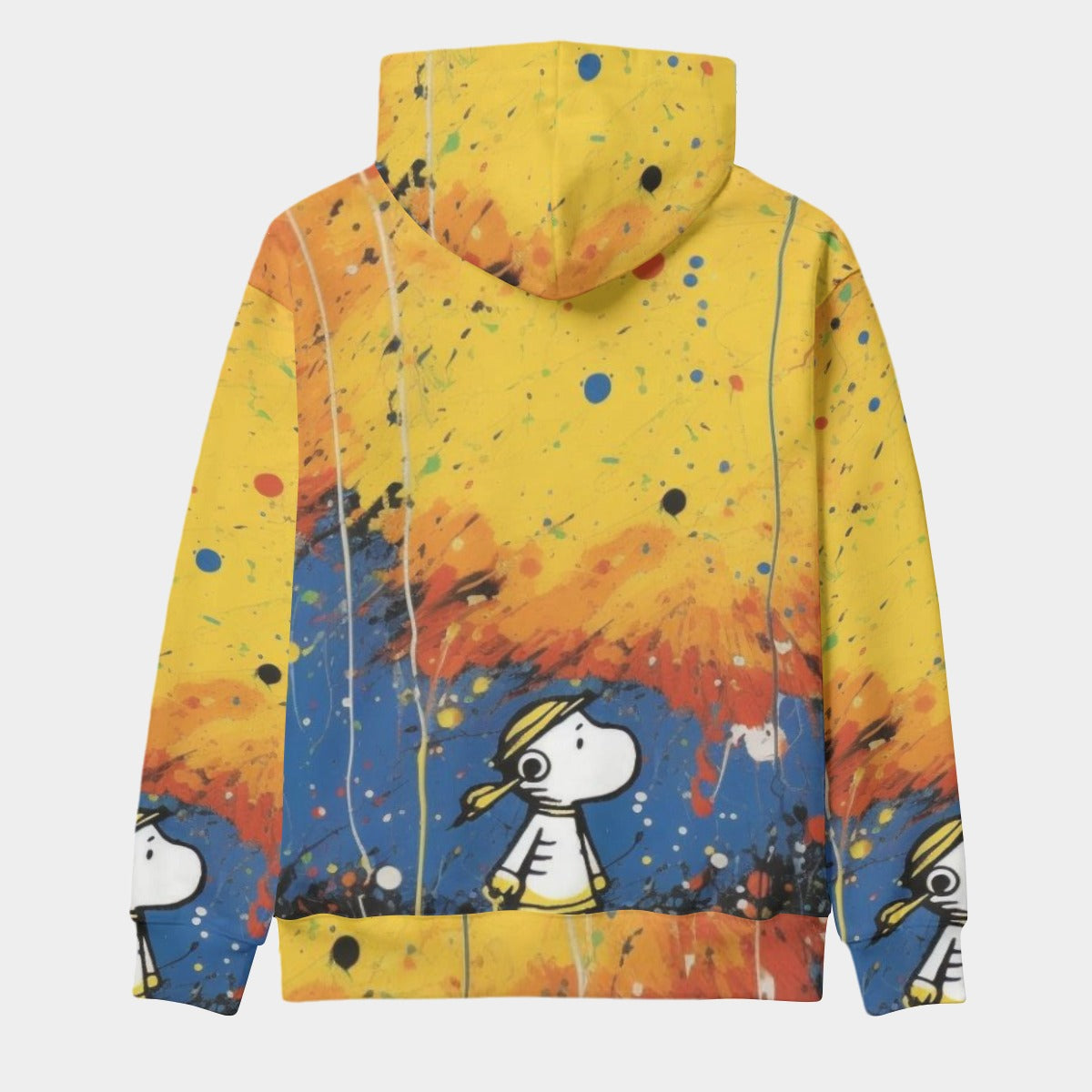 All-Over Print Men's Thicken Pullover Hoodie