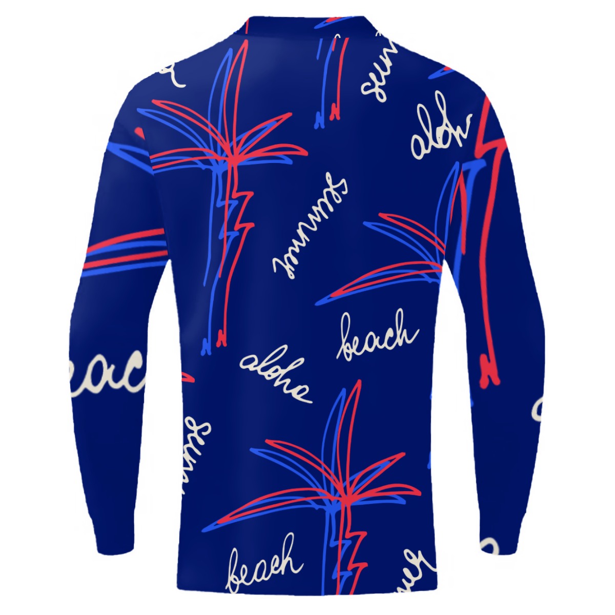 All-Over Print Men’s Quarter Zip Pullover Sweatshirt