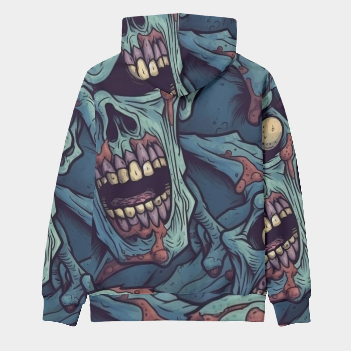 All-Over Print Men's Thicken Pullover Hoodie