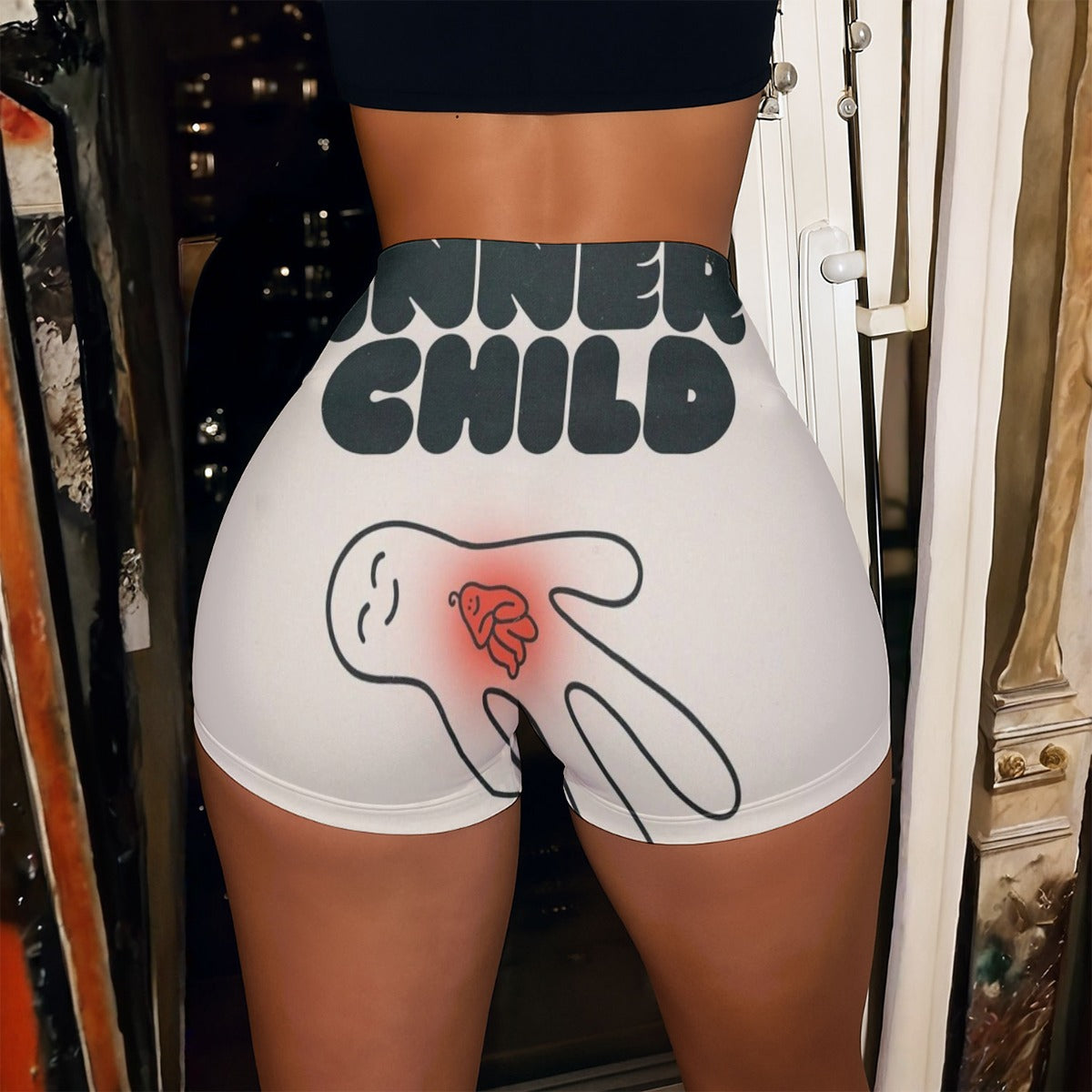 All-Over Print Women’s High-Stretch Shorts