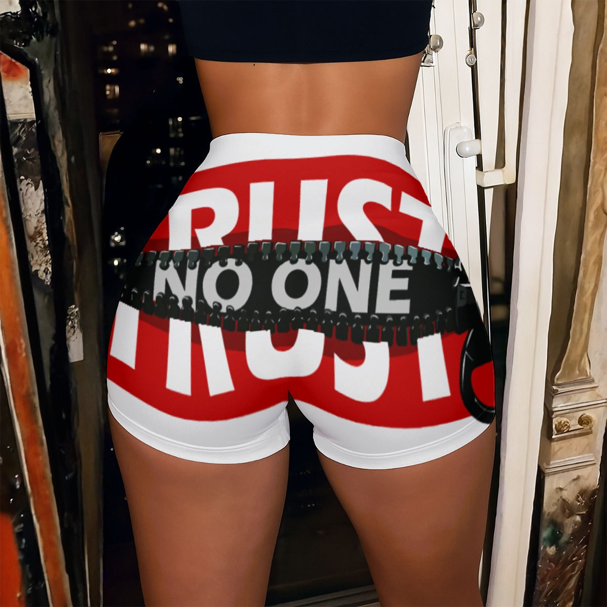 All-Over Print Women’s High-Stretch Shorts