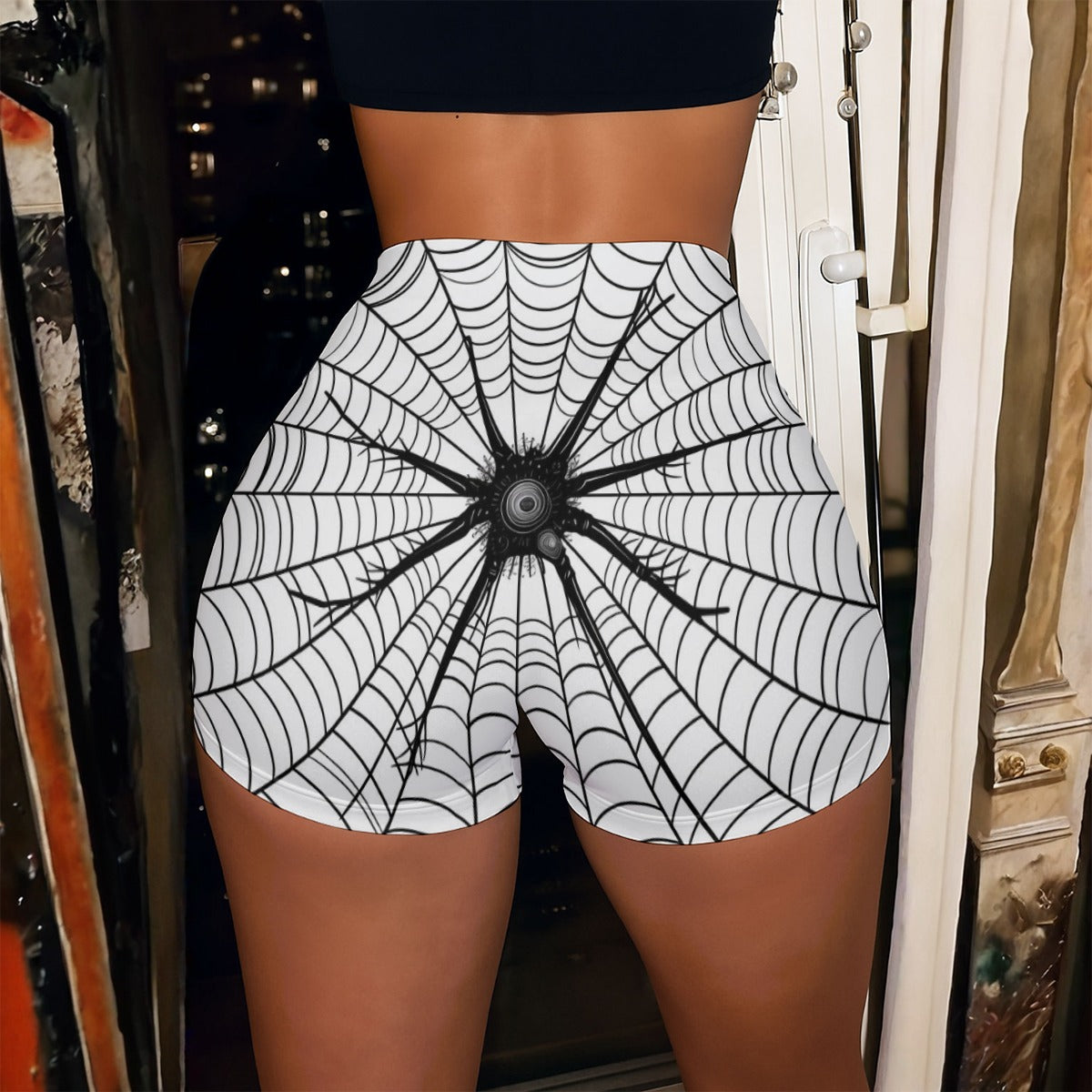 All-Over Print Women’s High-Stretch Shorts