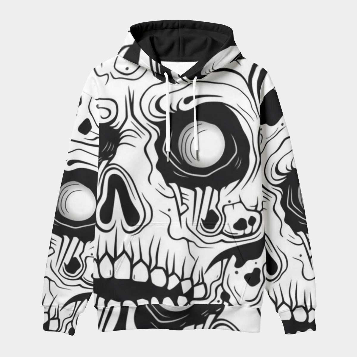 All-Over Print Men's Thicken Pullover Hoodie