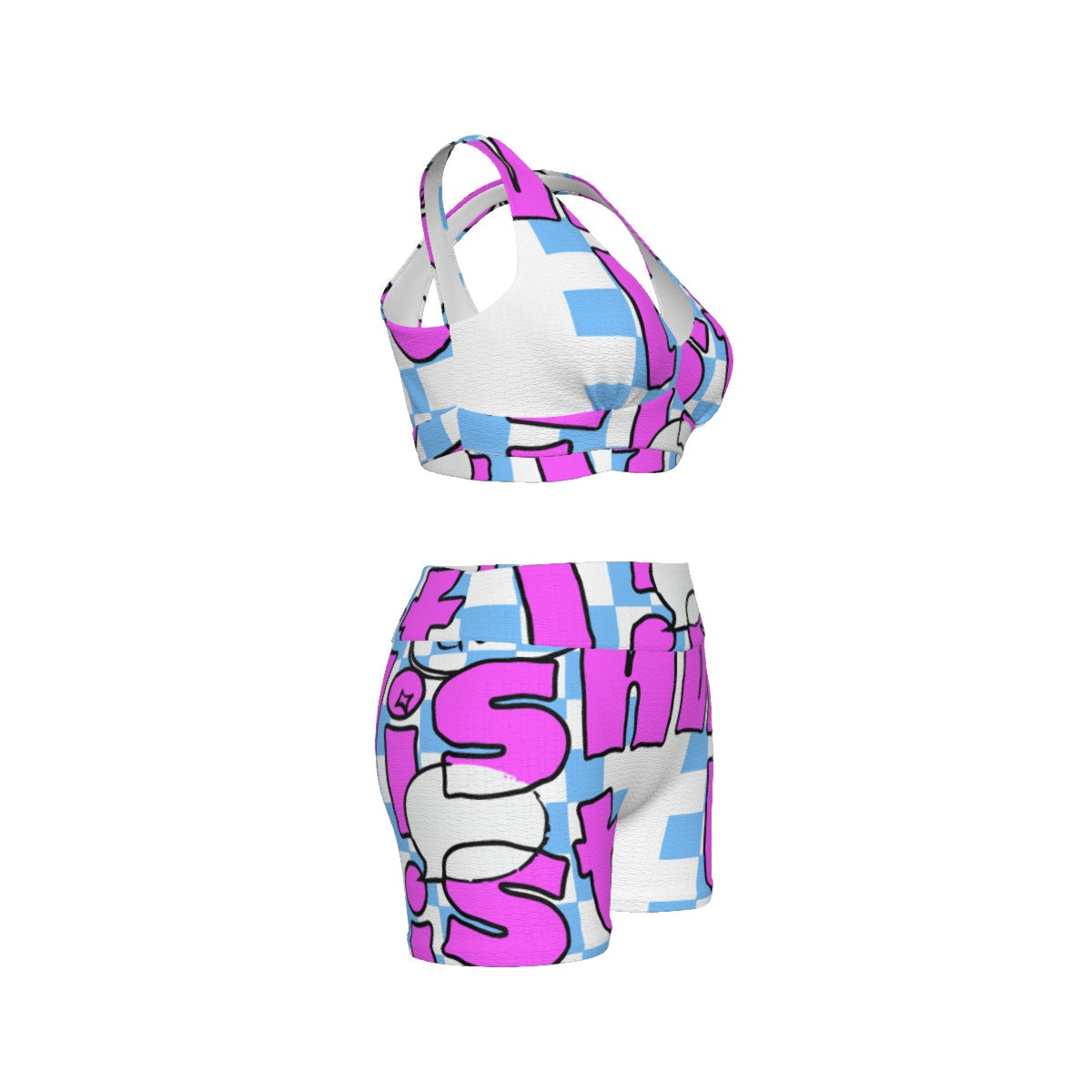 All-Over Print Women's Sports Bra Suit