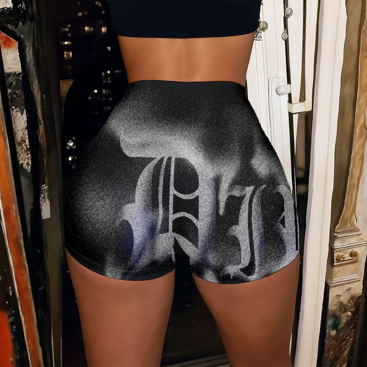 All-Over Print Women’s High-Stretch Shorts