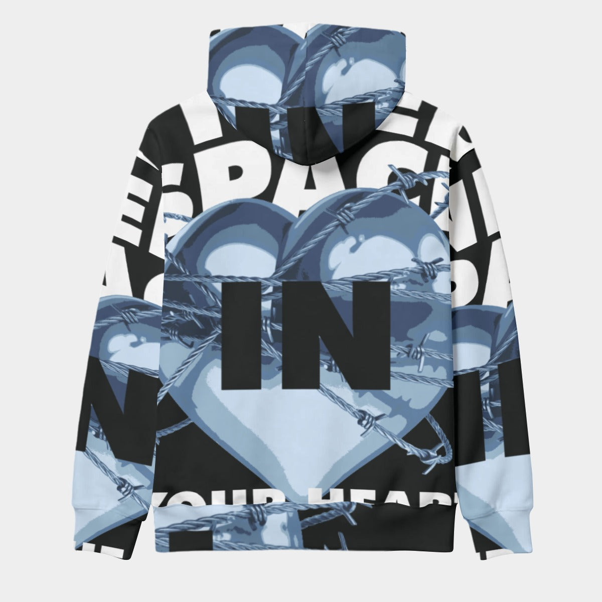 All-Over Print Men's Thicken Pullover Hoodie