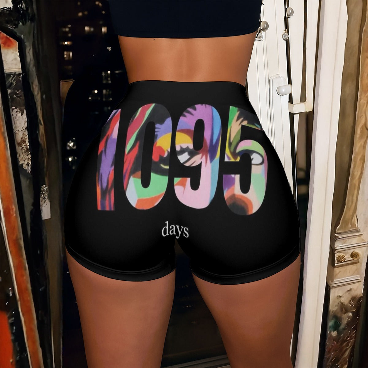 All-Over Print Women’s High-Stretch Shorts