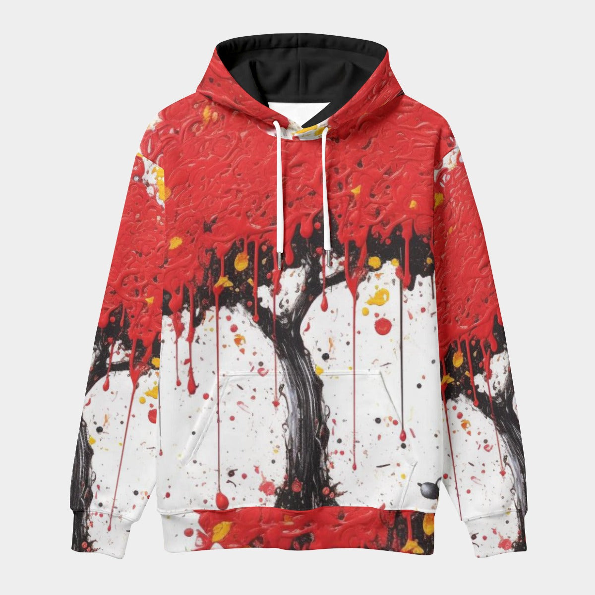 All-Over Print Men's Thicken Pullover Hoodie
