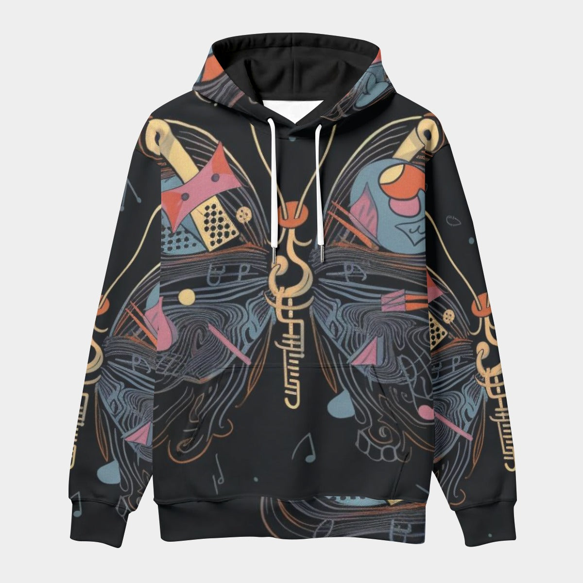 All-Over Print Men's Thicken Pullover Hoodie