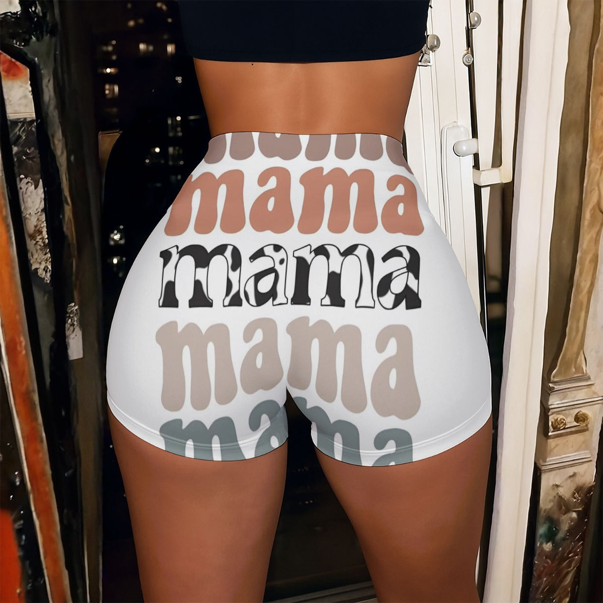 All-Over Print Women’s High-Stretch Shorts