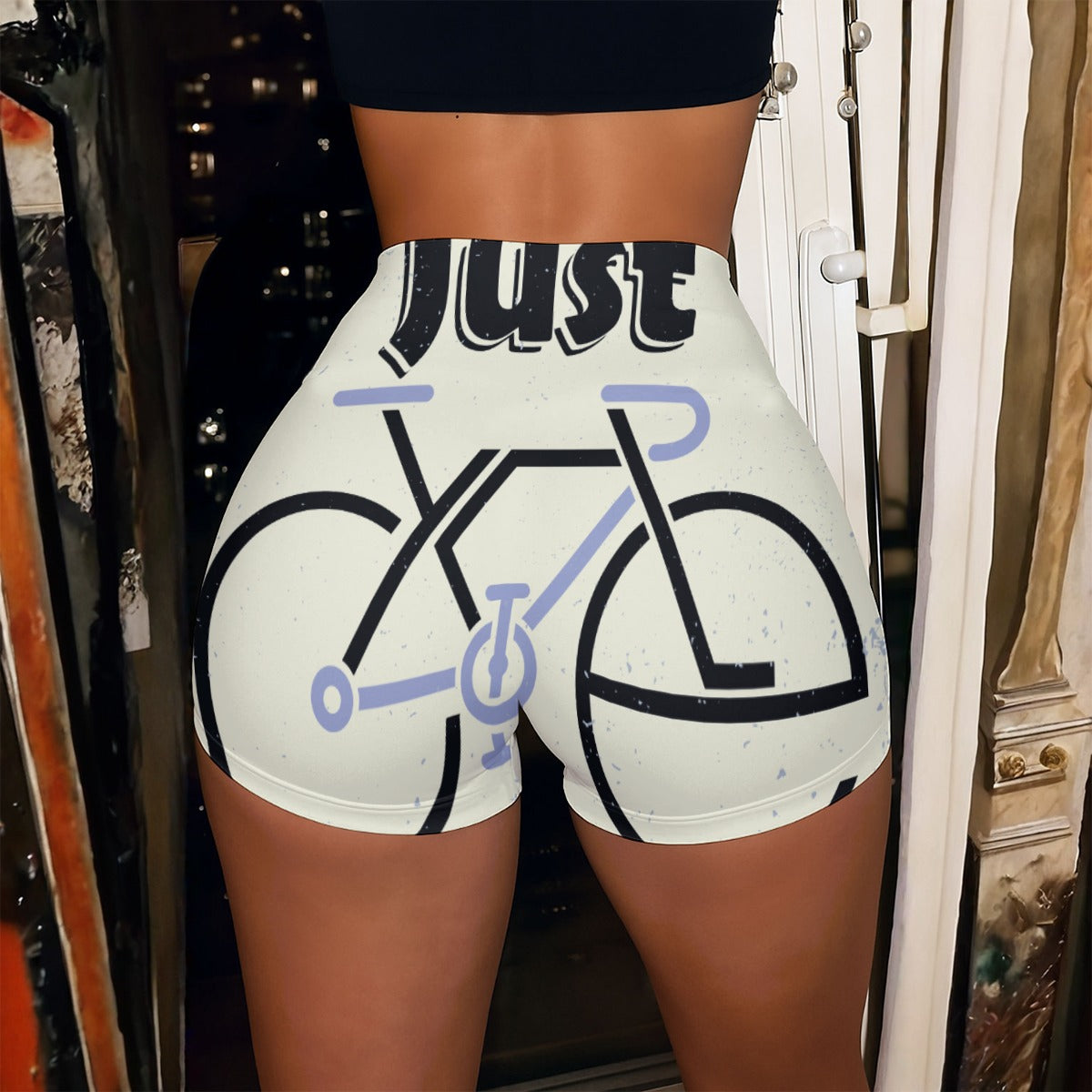 All-Over Print Women’s High-Stretch Shorts