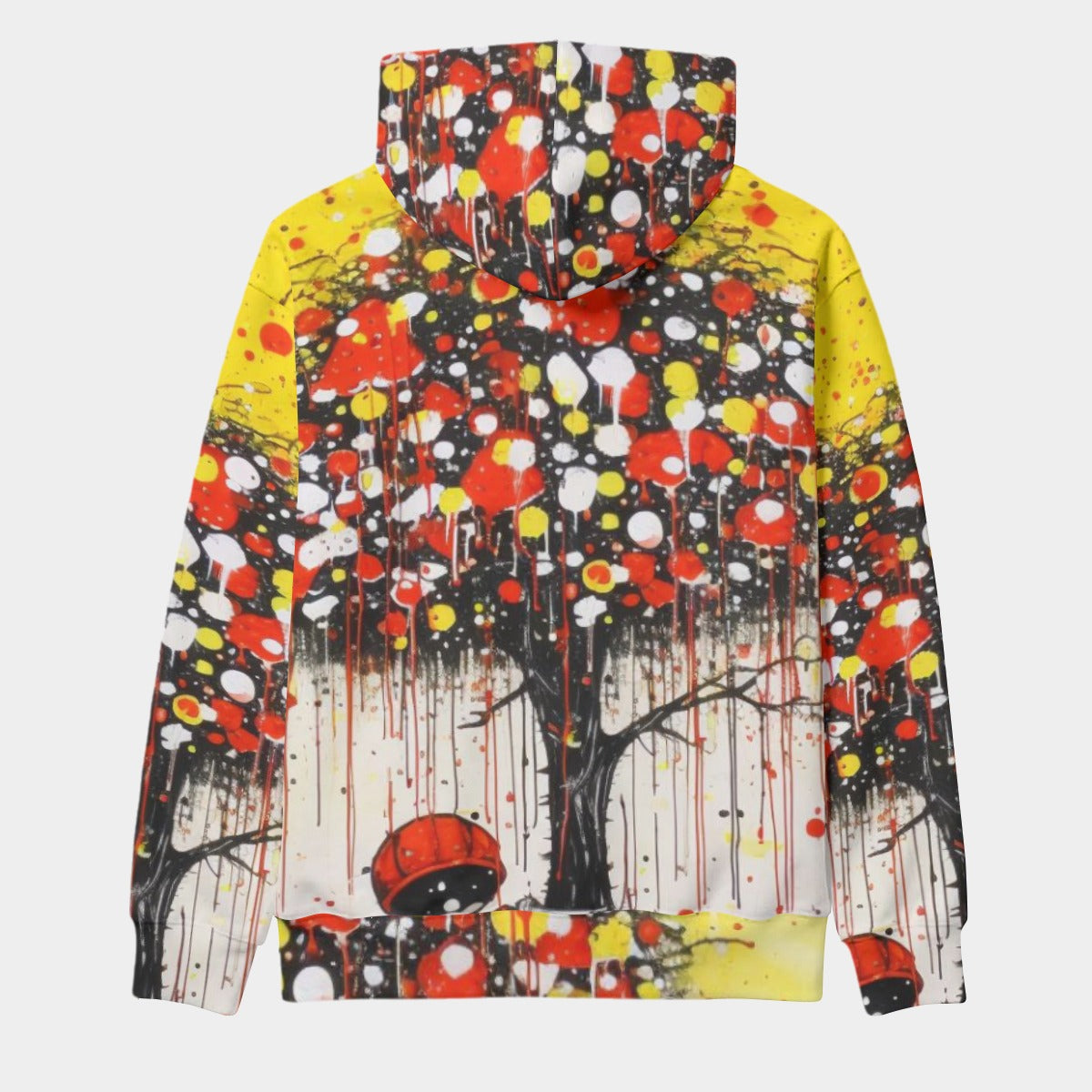 All-Over Print Men's Thicken Pullover Hoodie