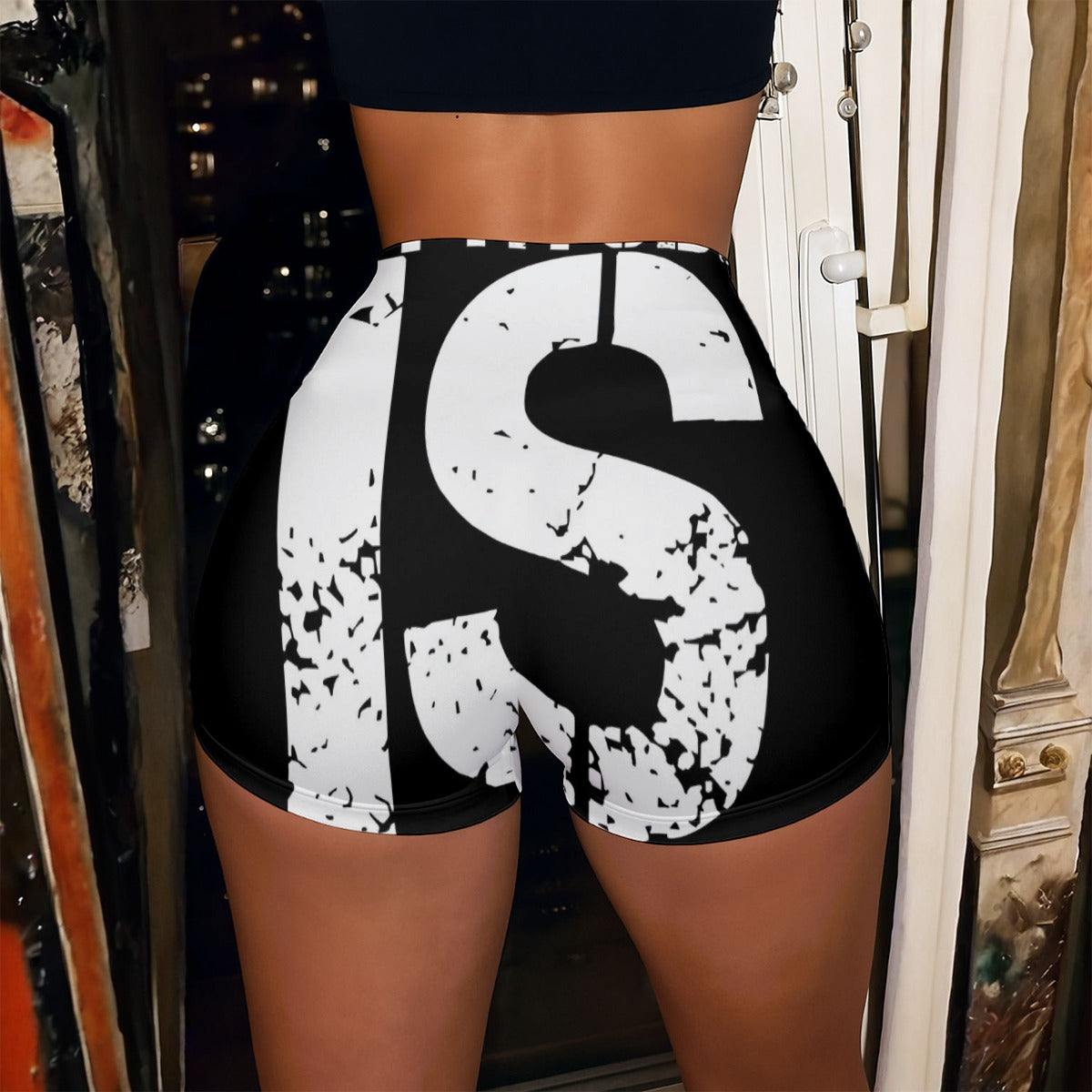 All-Over Print Women’s High-Stretch Shorts