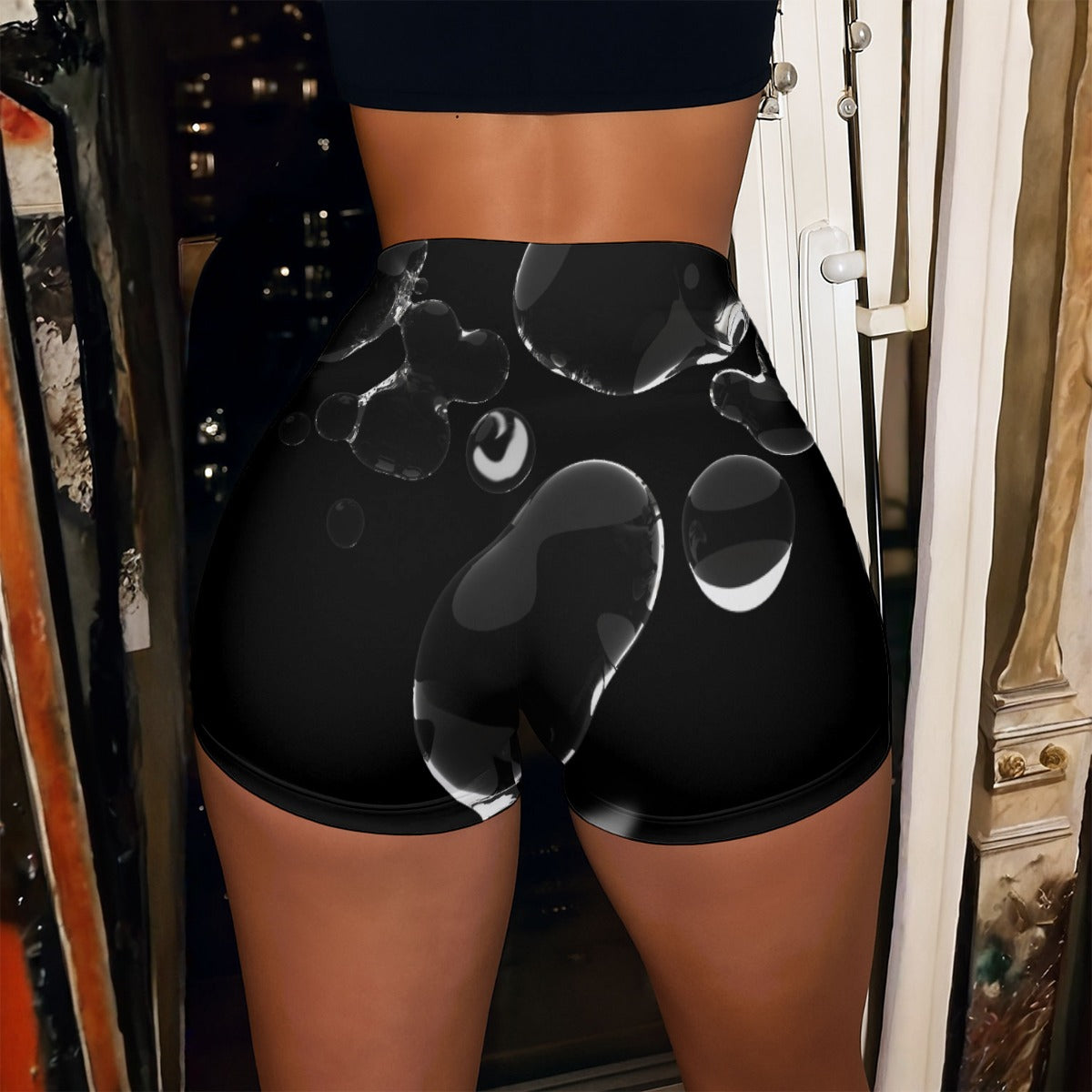 All-Over Print Women’s High-Stretch Shorts