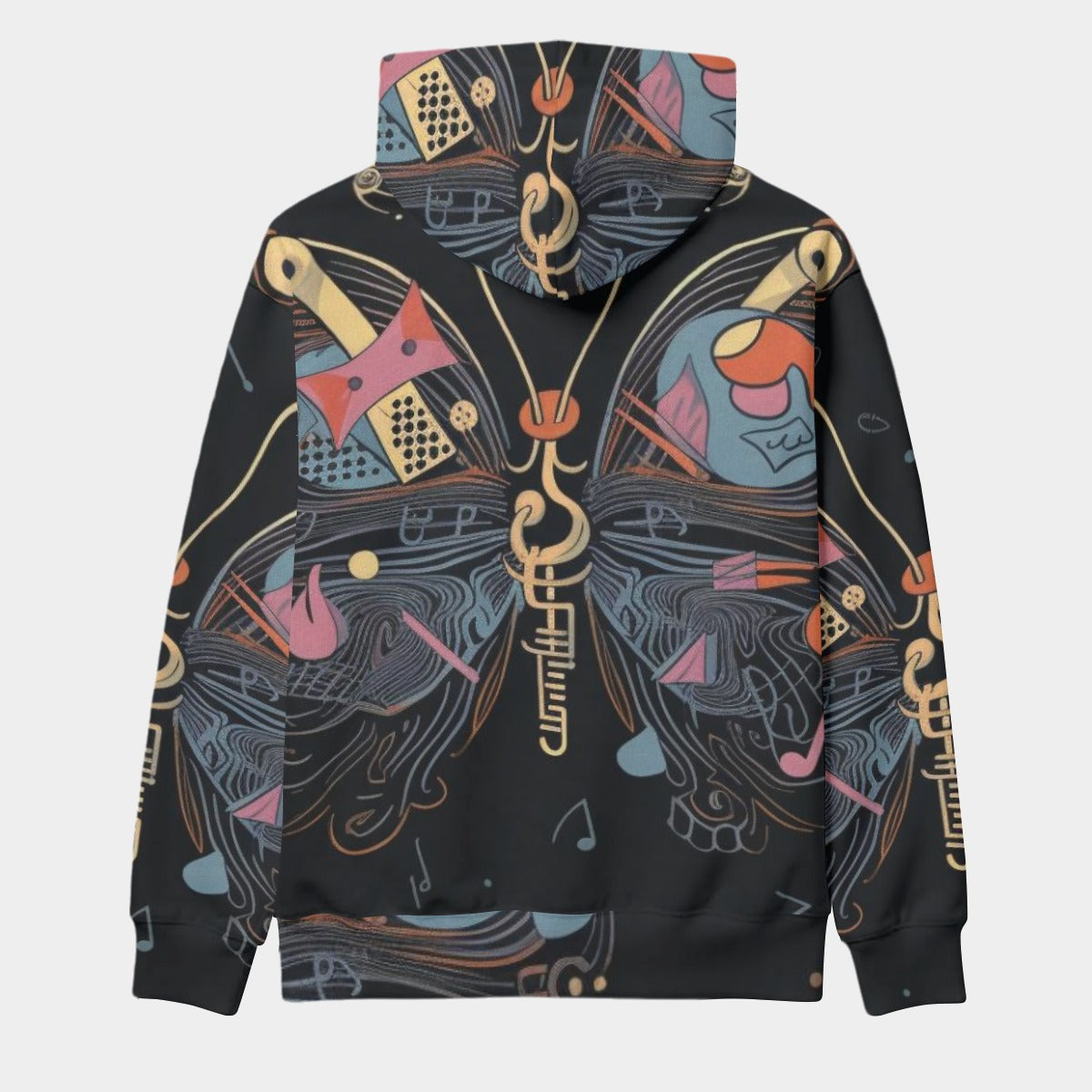 All-Over Print Men's Thicken Pullover Hoodie