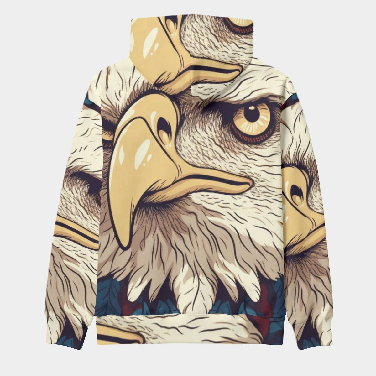 All-Over Print Men's Thicken Pullover Hoodie