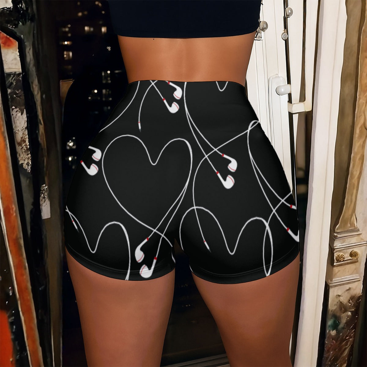 All-Over Print Women’s High-Stretch Shorts