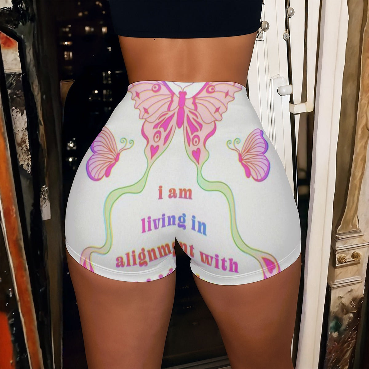 All-Over Print Women’s High-Stretch Shorts