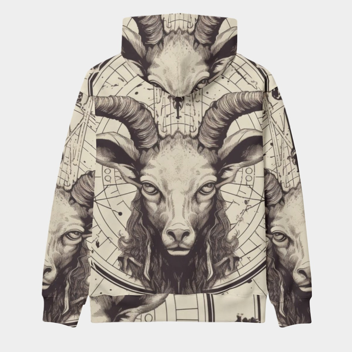 All-Over Print Men's Thicken Pullover Hoodie