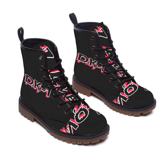 All-Over Print Men's Martin Short Boots