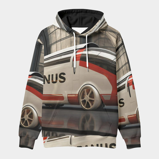All-Over Print Men's Thicken Pullover Hoodie