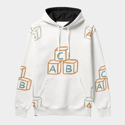All-Over Print Men's Thicken Pullover Hoodie