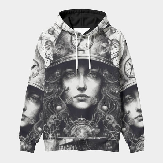 All-Over Print Men's Thicken Pullover Hoodie