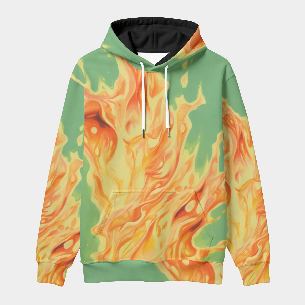 All-Over Print Men's Thicken Pullover Hoodie