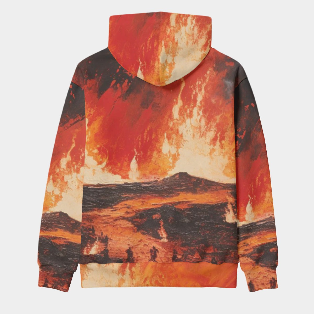 All-Over Print Men's Thicken Pullover Hoodie